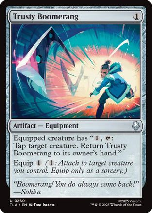 Trusty Boomerang (TLA-260) - Avatar: The Last Airbender Foil-1