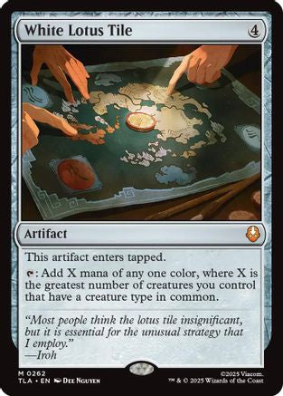 White Lotus Tile (TLA-262) - Avatar: The Last Airbender Foil-1
