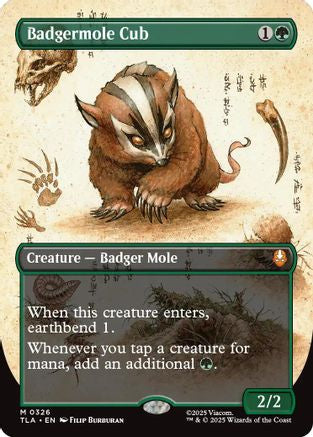 Badgermole Cub (Borderless) [Avatar: The Last Airbender]-1