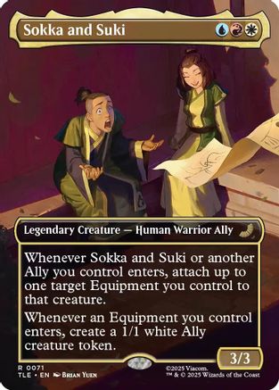 Sokka and Suki (Borderless) [Avatar: The Last Airbender: Eternal-Legal]-1