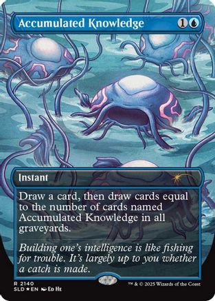 Accumulated Knowledge (SLD-2140) - Secret Lair Drop Series Foil-1
