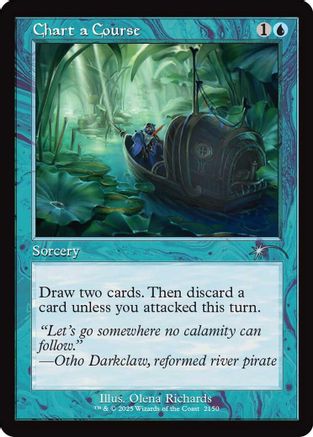 Chart a Course (Retro Frame) (SLD-2150) - Secret Lair Drop Series-1