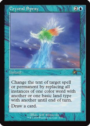 Crystal Spray (Retro Frame) (SLD-2152) - Secret Lair Drop Series-1