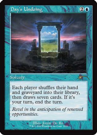 Day's Undoing (Retro Frame) (SLD-2153) - Secret Lair Drop Series-1