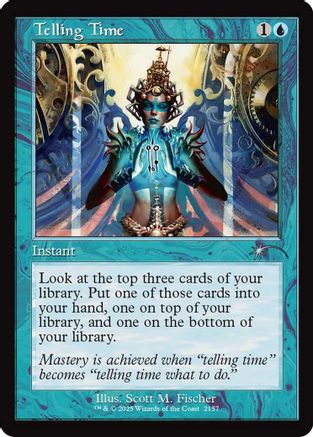 Telling Time (Retro Frame) (SLD-2157) - Secret Lair Drop Series-1