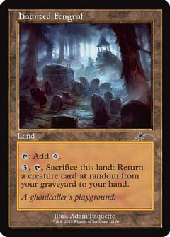 Haunted Fengraf (Retro Frame) (SLD-2160) - Secret Lair Drop Series-1