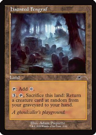 Haunted Fengraf (Retro Frame) (SLD-2160) - Secret Lair Drop Series-1