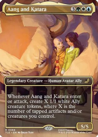 Aang and Katara (Borderless) [Avatar: The Last Airbender: Eternal-Legal]-1