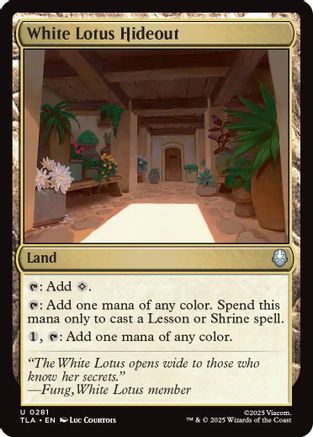 White Lotus Hideout (TLA-281) - Avatar: The Last Airbender-1