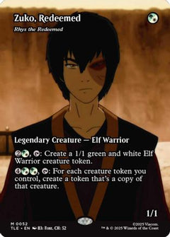 Zuko, Redeemed - Rhys the Redeemed (Borderless) (TLE-052) - Avatar: The Last Airbender: Eternal-Legal Foil-1