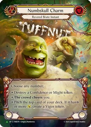 Numbskull Charm [FAB370] (Super Slam)  Cold Foil-1