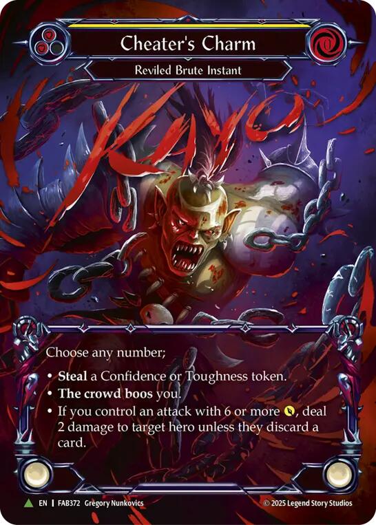 Cheater's Charm [FAB372] (Promo)  Cold Foil-1