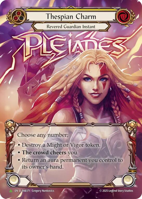 Thespian Charm [FAB371] (Promo)  Cold Foil-1