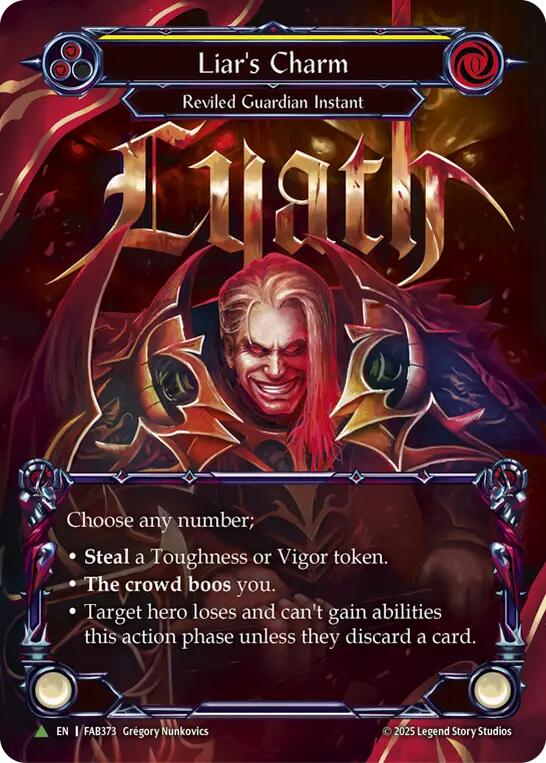 Liar's Charm [FAB373] (Promo)  Cold Foil-1