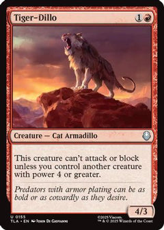 Tiger-Dillo (TLA-155) - Avatar: The Last Airbender Foil-1