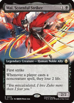 Mai, Scornful Striker (Extended Art) [Avatar: The Last Airbender]-1