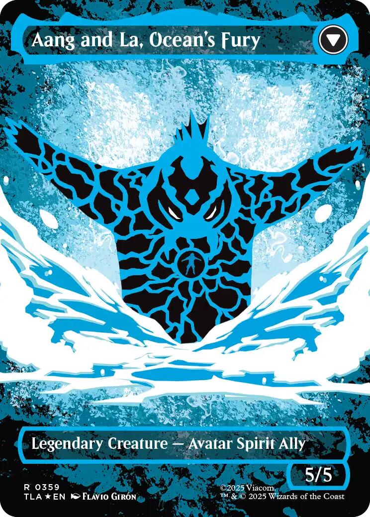 Aang, Swift Savior (Borderless) (Neon Ink Foil) [Avatar: The Last Airbender]-2