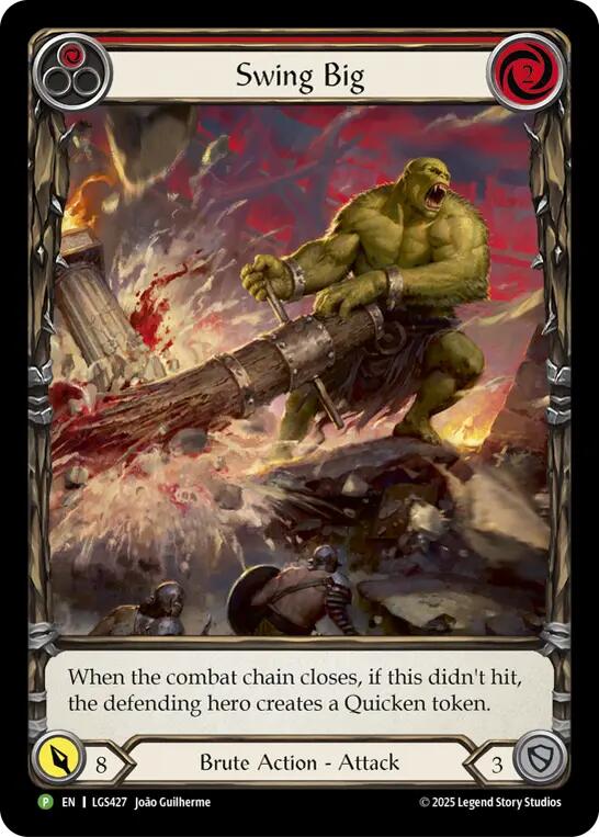 Swing Big (Extended Art) [LGS427] (Promo)  Rainbow Foil-1