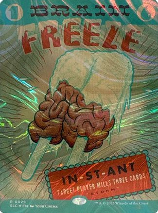 Brain Freeze (Halo Foil) [Secret Lair Countdown Kit]-1