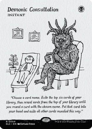 Demonic Consultation [Secret Lair Countdown Kit]-1