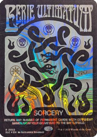 Eerie Ultimatum (Halo Foil) [Secret Lair Countdown Kit]-1