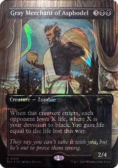 Gray Merchant of Asphodel (Halo Foil) [Secret Lair Countdown Kit]-1