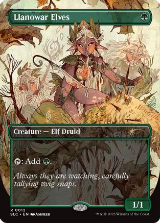 Llanowar Elves [Secret Lair Countdown Kit]-1
