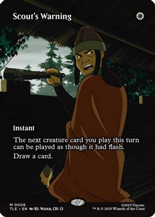 Scout's Warning (Borderless) [Avatar: The Last Airbender: Eternal-Legal]-1
