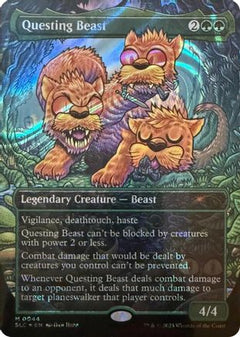 Questing Beast (Halo Foil) [Secret Lair Countdown Kit]-1