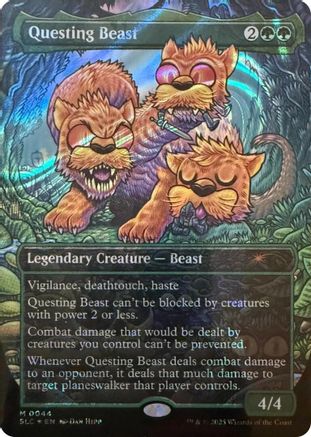 Questing Beast (Halo Foil) [Secret Lair Countdown Kit]-1