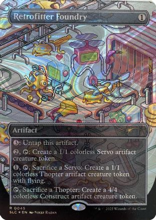 Retrofitter Foundry (Halo Foil) [Secret Lair Countdown Kit]-1