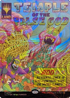 Temple of the False God (Halo Foil) (SLC-047) - Secret Lair Countdown Kit Foil-1
