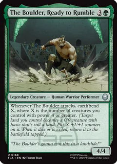 The Boulder, Ready to Rumble (TLA-168) - Avatar: The Last Airbender Foil-1