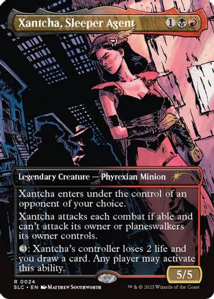 Xantcha, Sleeper Agent (SLC-024) - Secret Lair Countdown Kit Foil-1