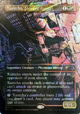 Xantcha, Sleeper Agent (Halo Foil) (SLC-051) - Secret Lair Countdown Kit Foil-1