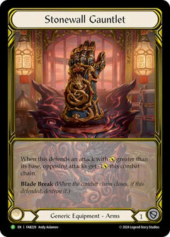 Stonewall Gauntlet (Golden) [FAB229] (Promo)  Cold Foil-1