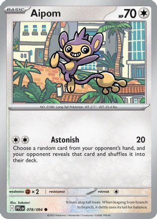 Aipom (078/094) [Mega Evolution: Phantasmal Flames]-1