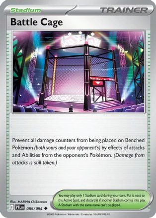 Battle Cage (085/094) [Mega Evolution: Phantasmal Flames]-1