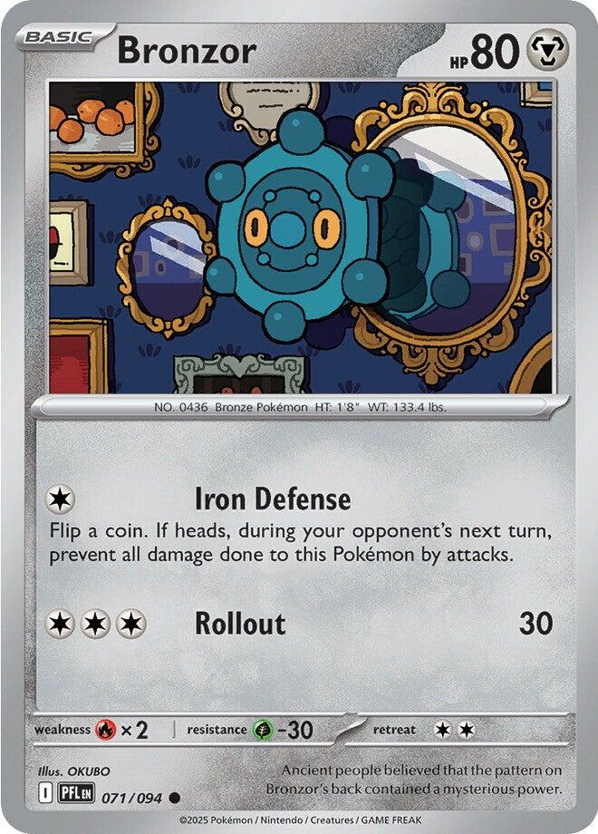 Bronzor (071/094) [Mega Evolution: Phantasmal Flames]-1