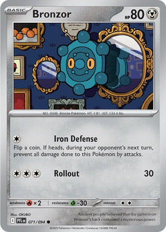 Bronzor (071/094) [Mega Evolution: Phantasmal Flames]-1