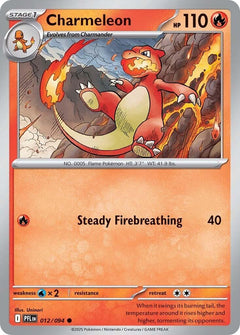 Charmeleon (012/094) [Mega Evolution: Phantasmal Flames]-1