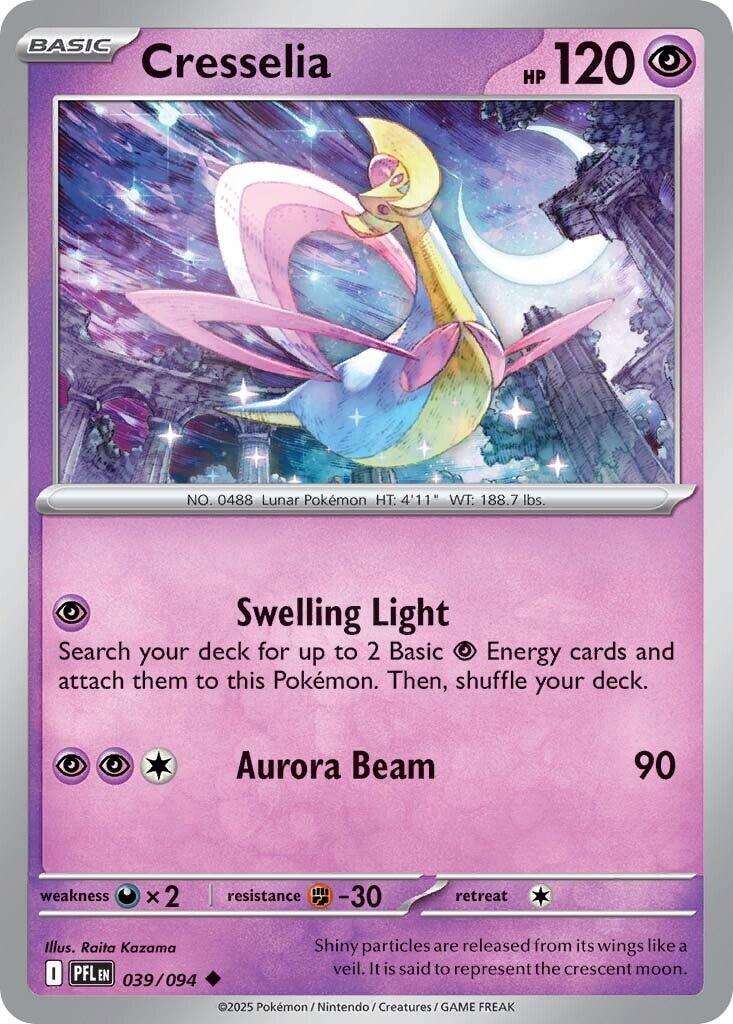 Cresselia (039/094) [Mega Evolution: Phantasmal Flames]-1