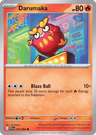 Darumaka (015/094) [Mega Evolution: Phantasmal Flames]-1