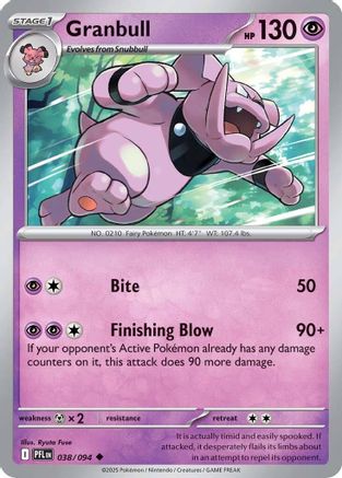 Granbull (038/094) [Mega Evolution: Phantasmal Flames]-1
