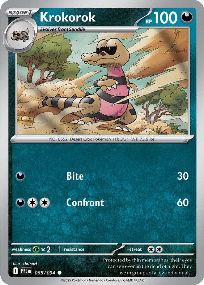Krokorok (065/094) [Mega Evolution: Phantasmal Flames]-1