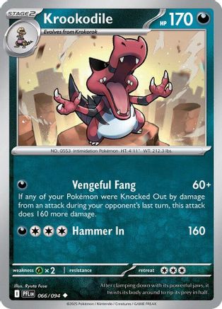 Krookodile (066/094) [Mega Evolution: Phantasmal Flames]-1