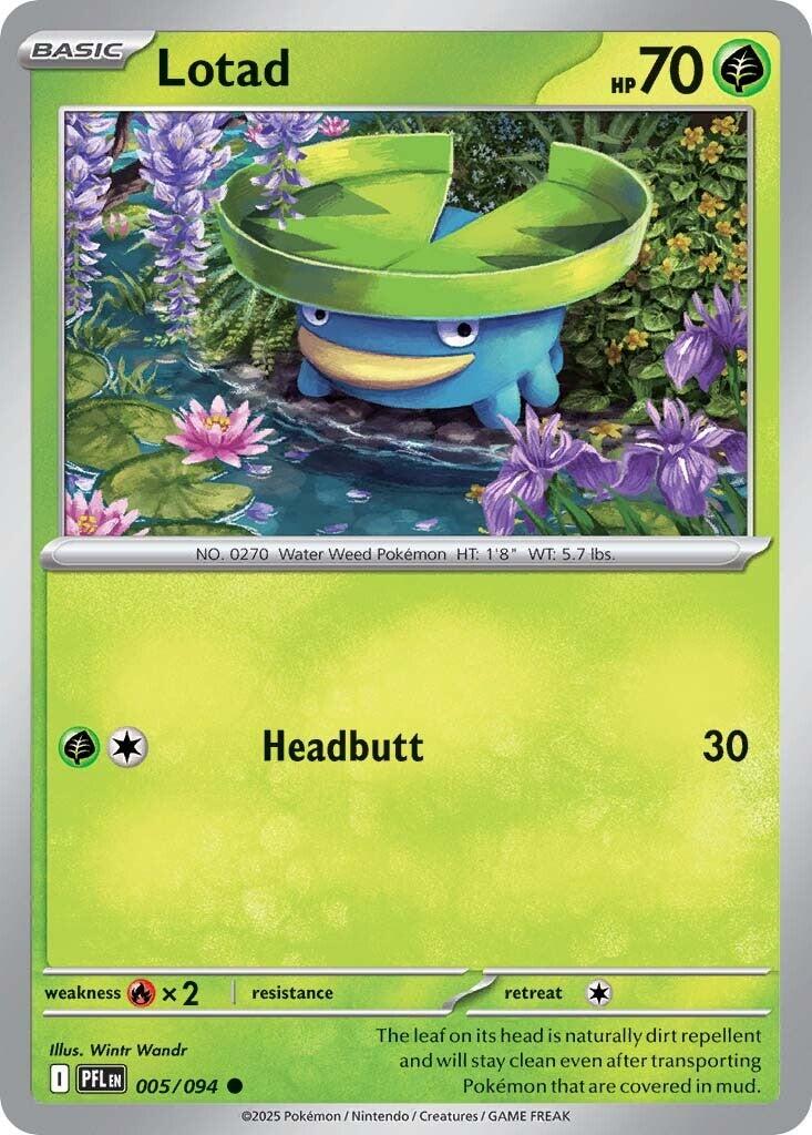 Lotad (005/094) [Mega Evolution: Phantasmal Flames]-1