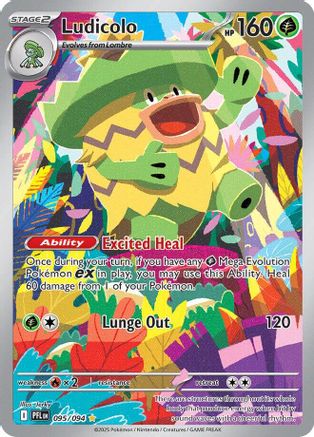 Ludicolo (095/094) [Mega Evolution: Phantasmal Flames]-1