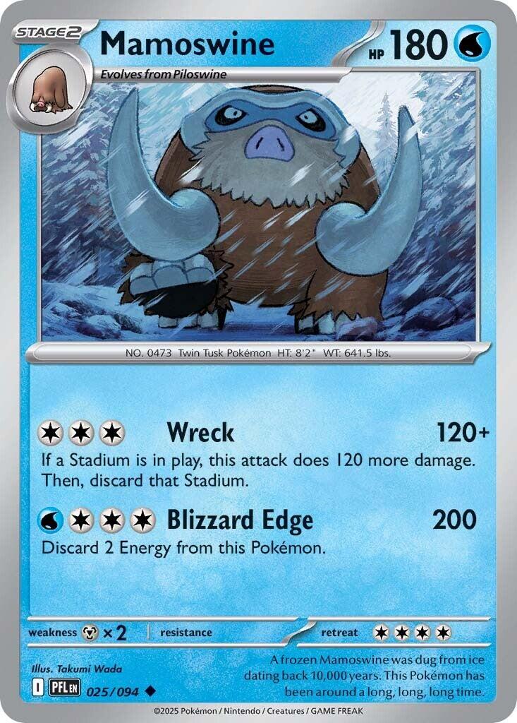 Mamoswine (025/094) [Mega Evolution: Phantasmal Flames]-1