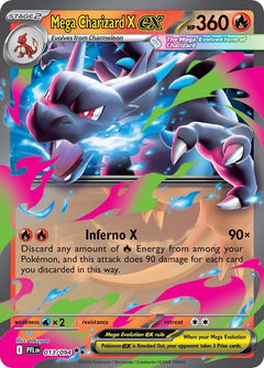 Mega Charizard X ex (013/094) [Mega Evolution: Phantasmal Flames]-1